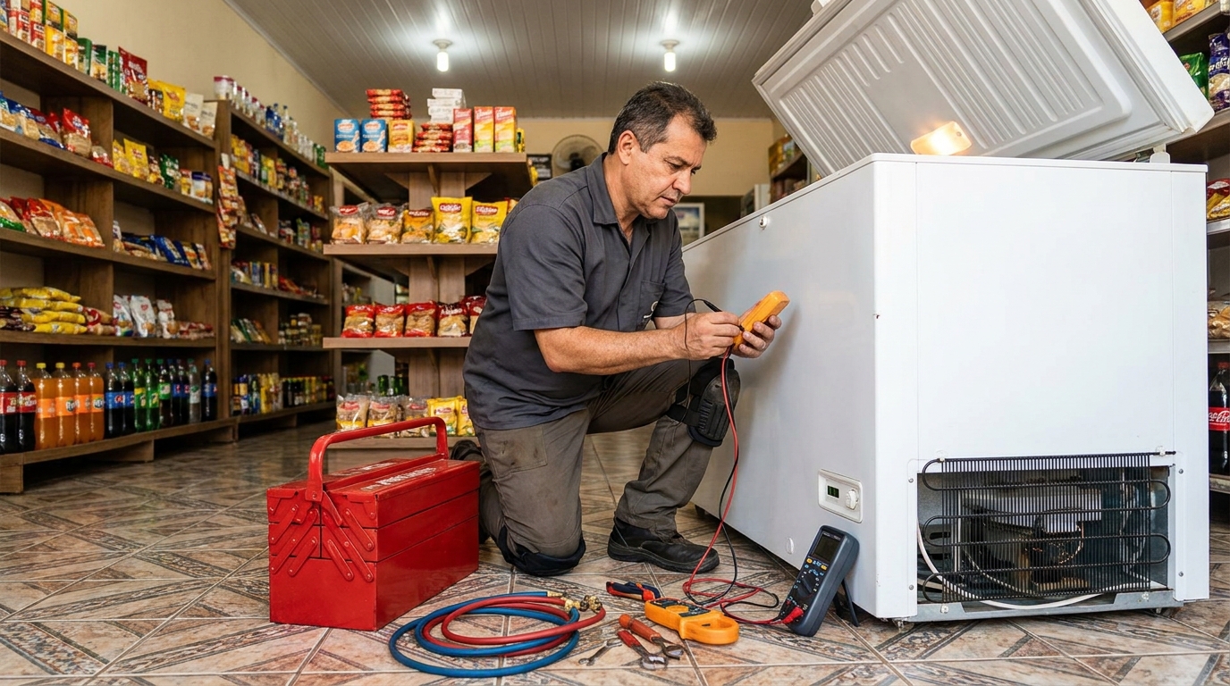 Ajuste de Temperatura do Freezer no Centro, Indaiatuba‑SP