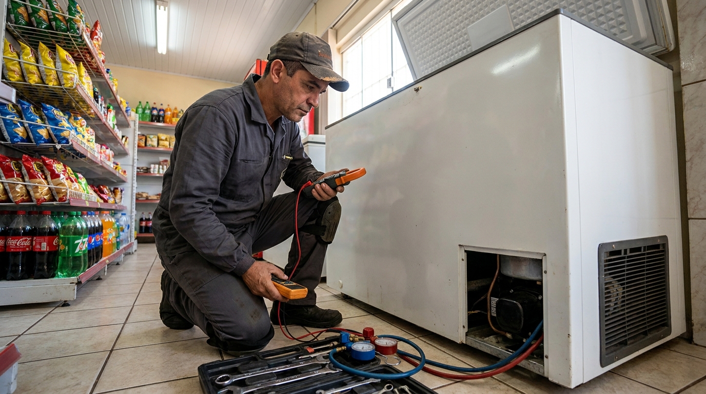 Recuperação de Refrigeração no Centro, Indaiatuba‑SP